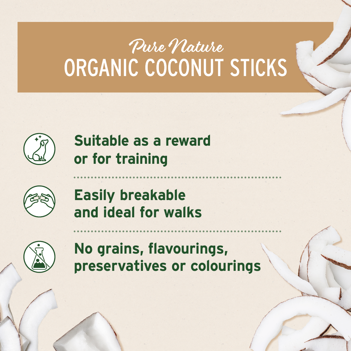 AniForte® Organic Coconut Sticks