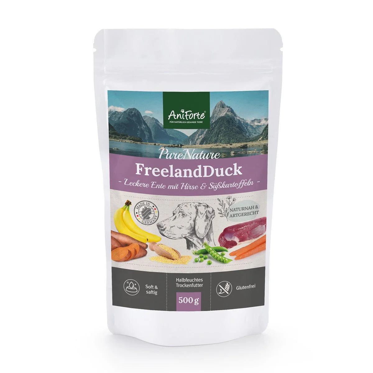 AniForte® Cold-Pressed Dog Food Duck