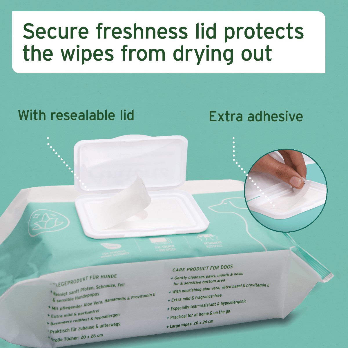 AniForte Care Wipes - 100 Pack - AniForte UK