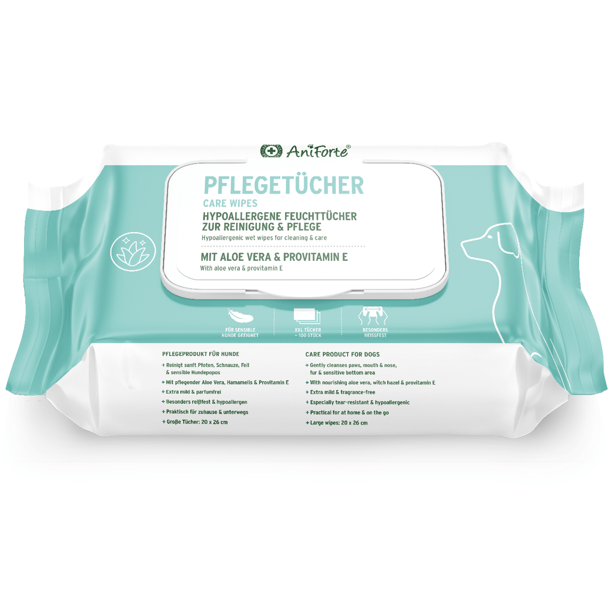 AniForte Care Wipes - 100 Pack - AniForte UK