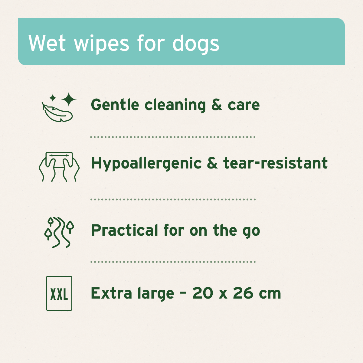 AniForte Care Wipes - 100 Pack - AniForte UK