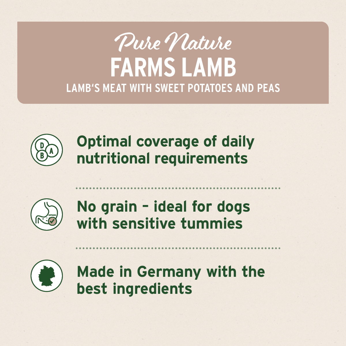 AniForte® Cold - Pressed Dog Food Lamb - AniForte UK