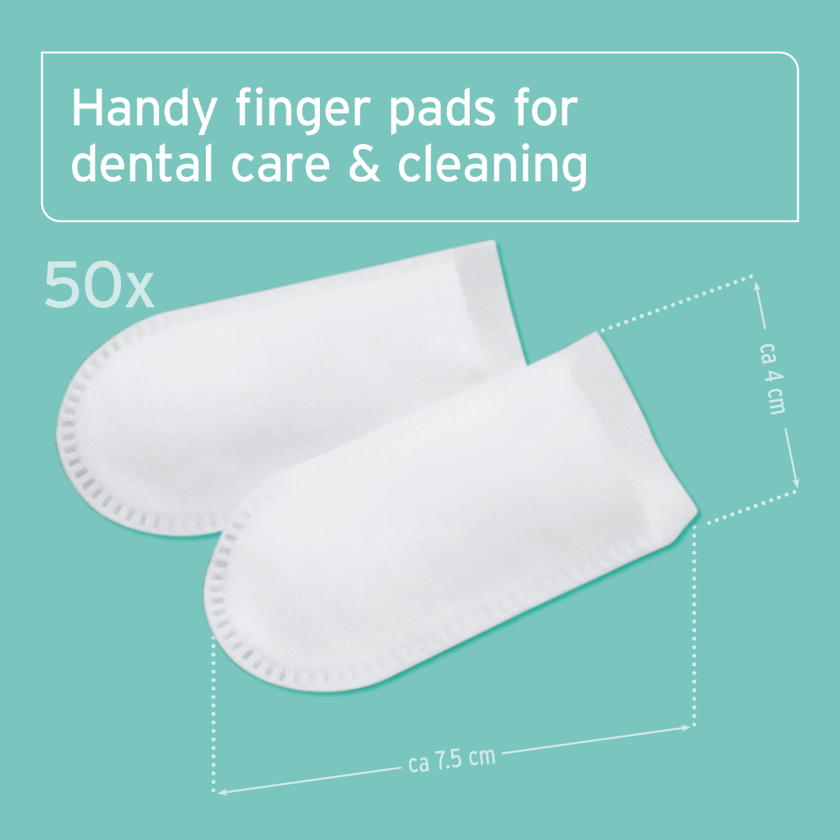 AniForte® Denta Clean & Care Fingerpads - 50 Pieces - AniForte UK