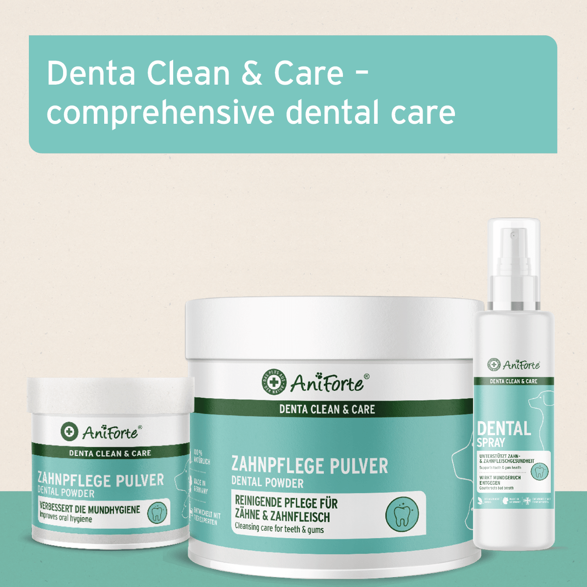 AniForte® Denta Clean & Care Fingerpads - 50 Pieces - AniForte UK