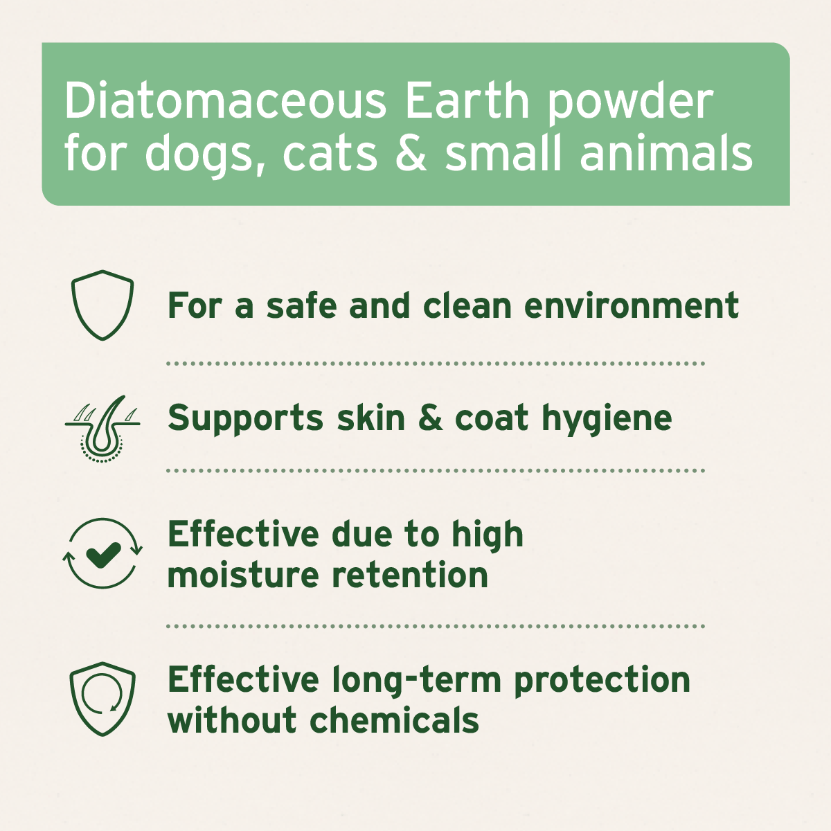AniForte® Diatomaceous Earth Powder 50g - Parasite Treatment and Prevention - AniForte UK