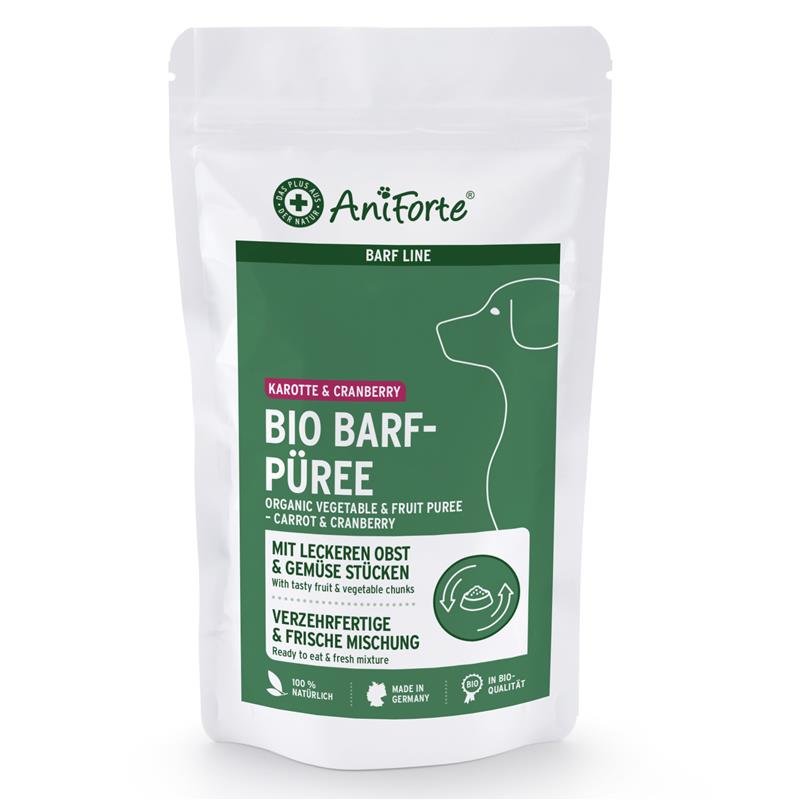 AniForte® Organic Puree Carrot & Cranberry 150g - AniForte UK