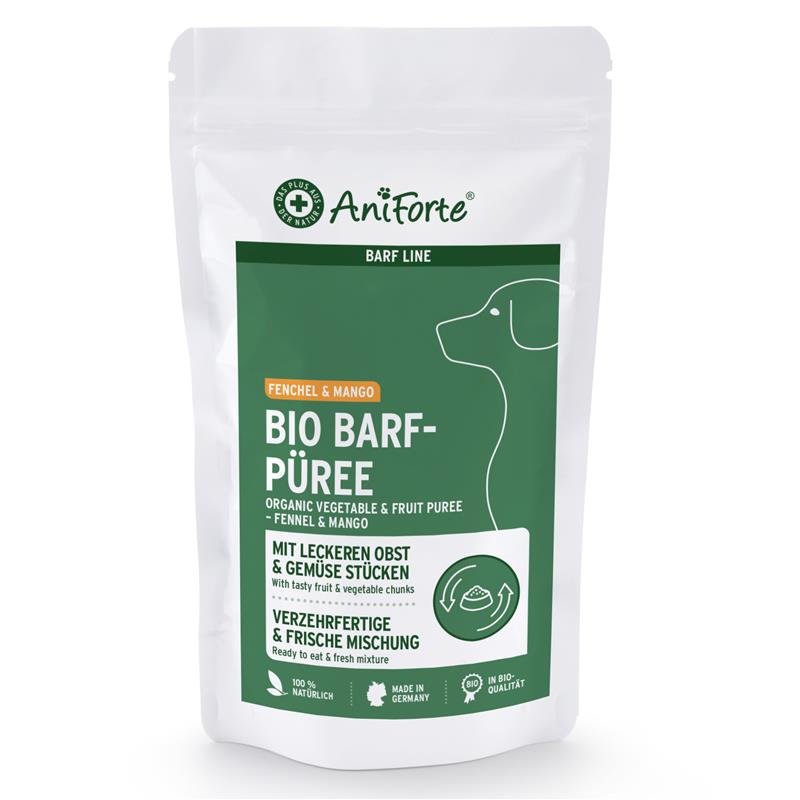 AniForte® Organic Puree Pumpkin, Fennel & Mango 150g - AniForte UK