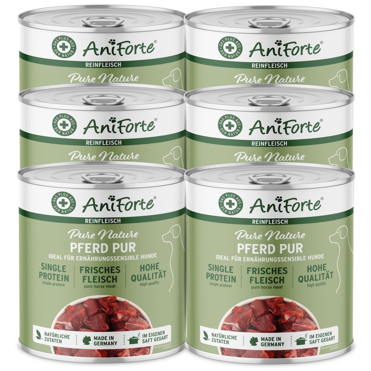 AniForte® PureNature Pure Horse - Wet food for Dogs - AniForte UK