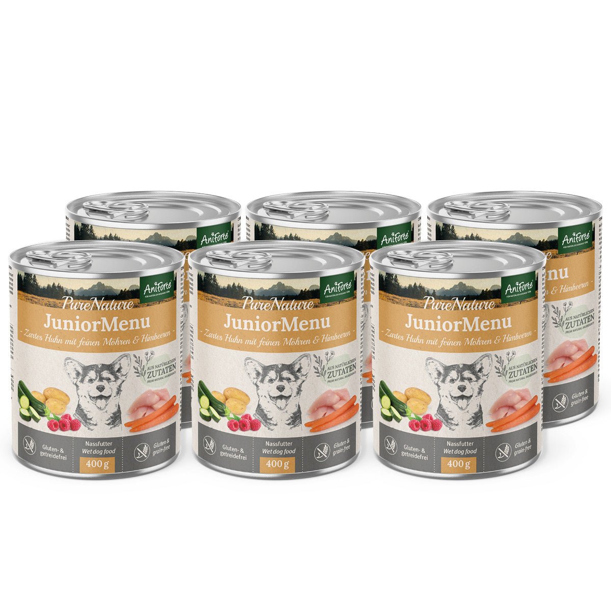 AniForte® PureNature Tender Chicken - Junior Menu for Puppies - 400g - AniForte UK