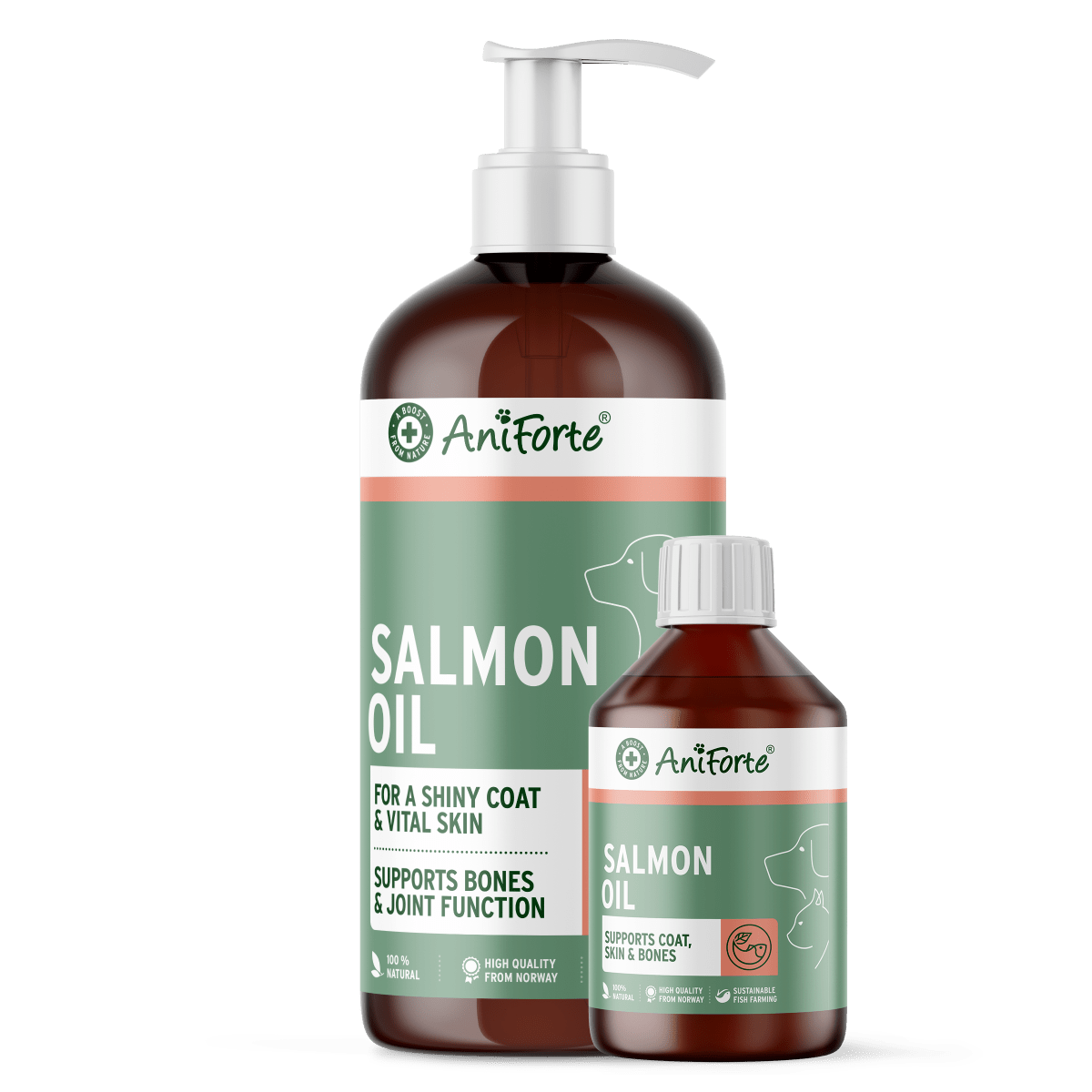 AniForte® Salmon Oil - For Dogs, Cats and Horses - AniForte UK
