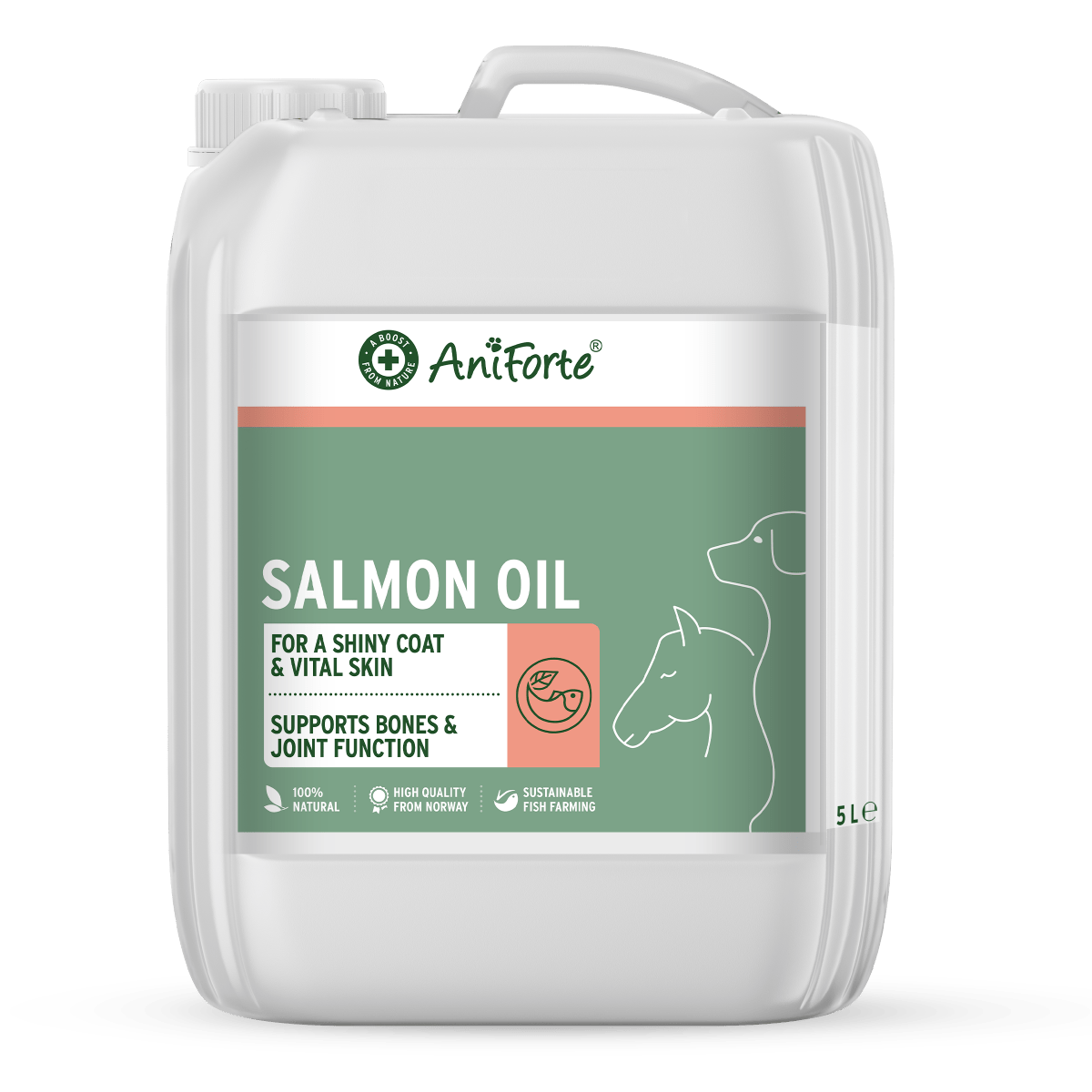 AniForte® Salmon Oil - For Dogs, Cats and Horses - AniForte UK