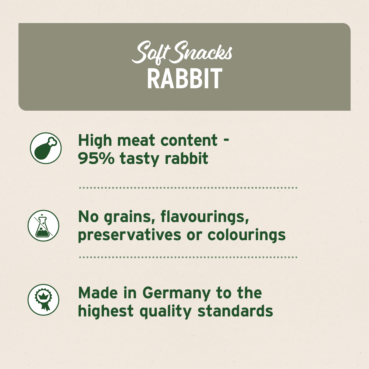 AniForte® Soft Snacks Rabbit 100g - AniForte UK