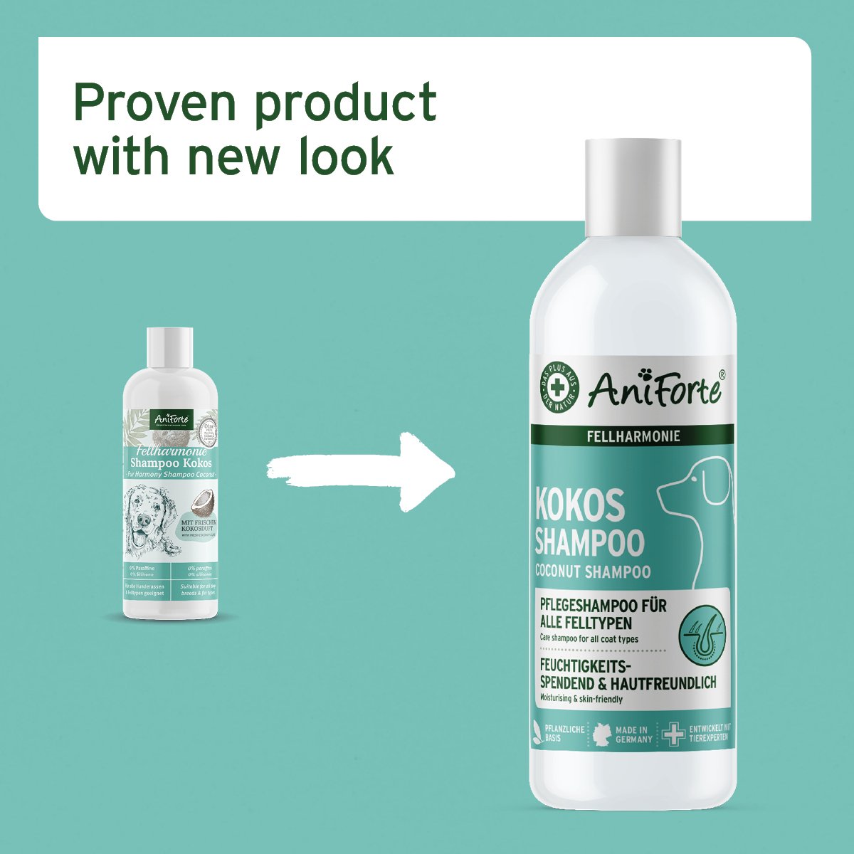 Fur Harmony Coconut Shampoo for Dogs - 200ml - AniForte UK