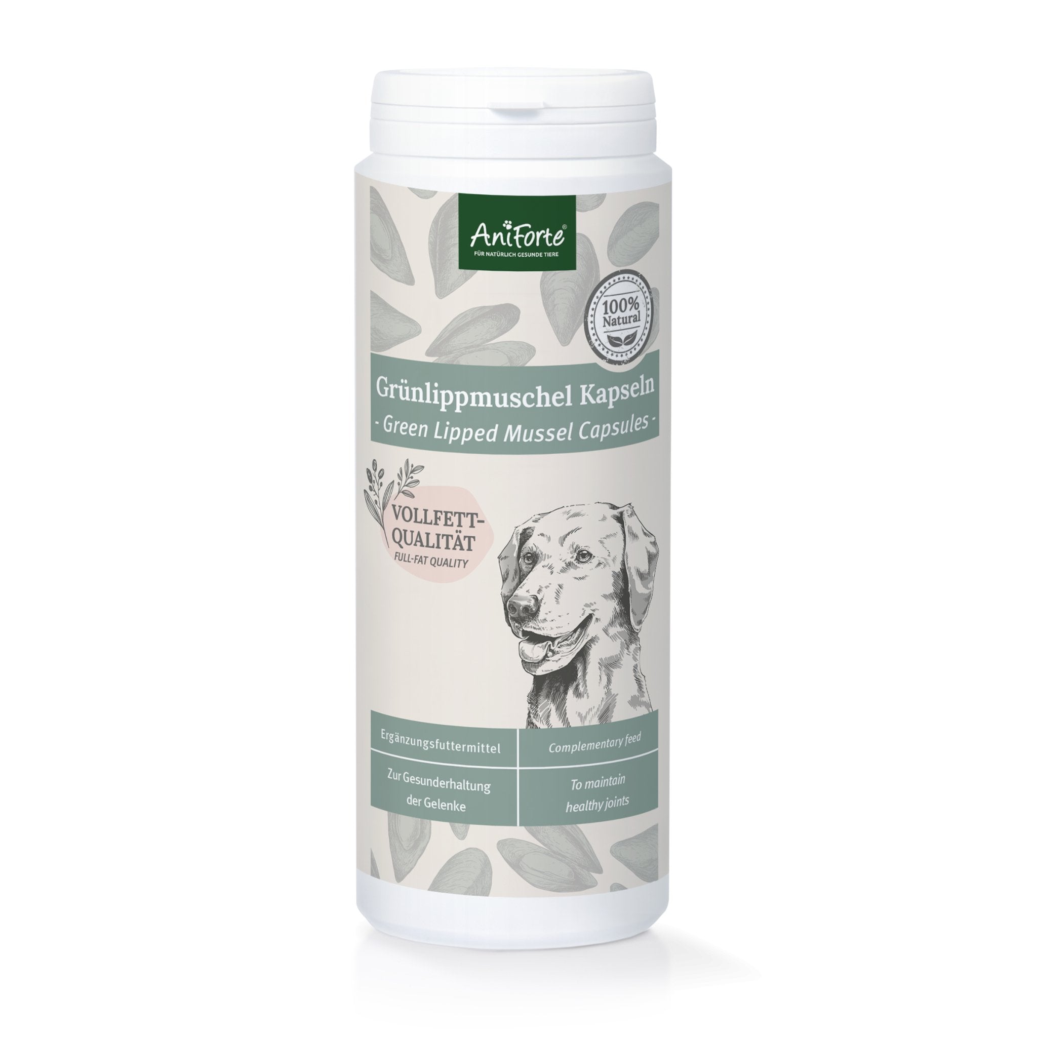 Green Lipped Mussel Capsules for Dogs - Joint Support Supplement - AniForte UK