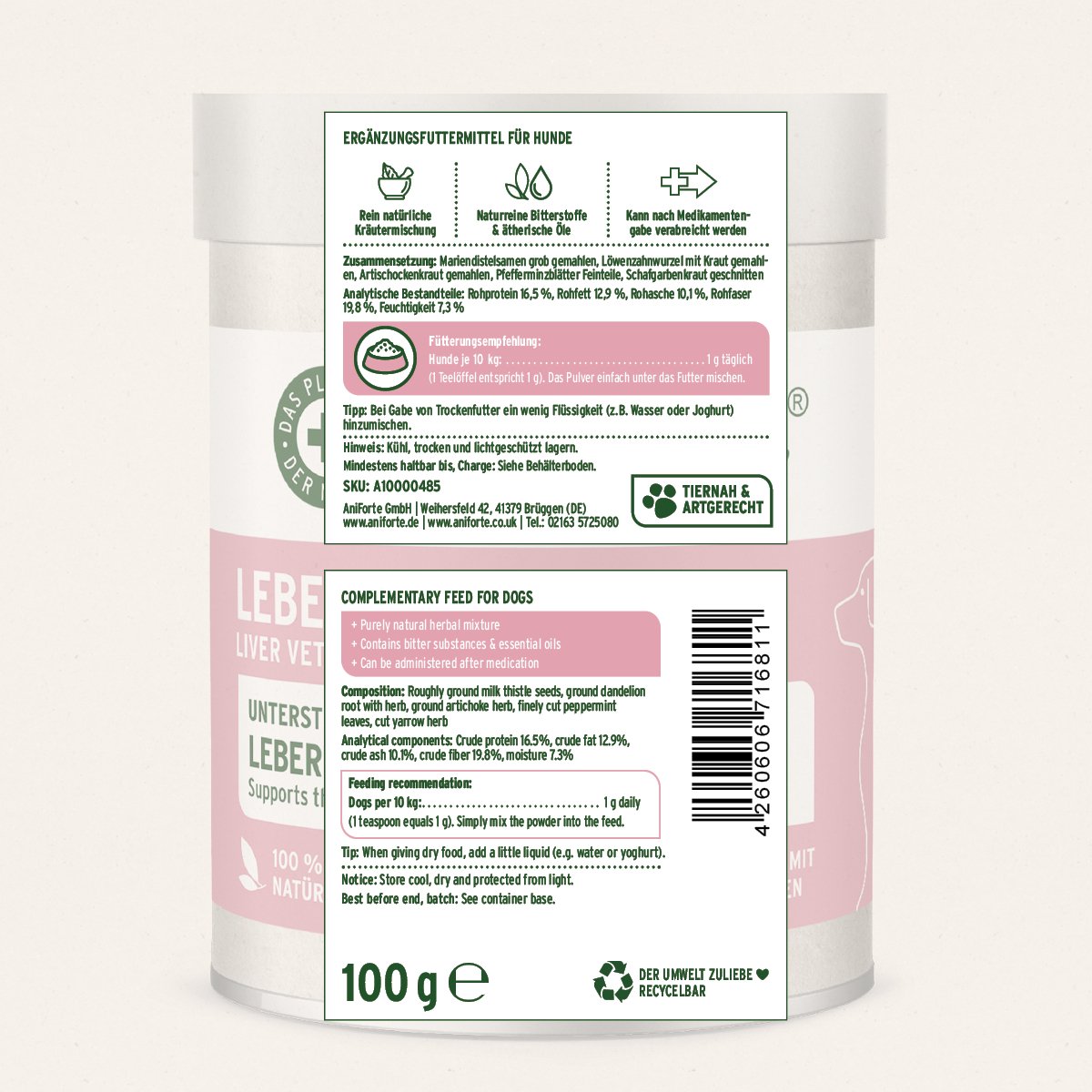LiverVetal Powder - AniForte UK