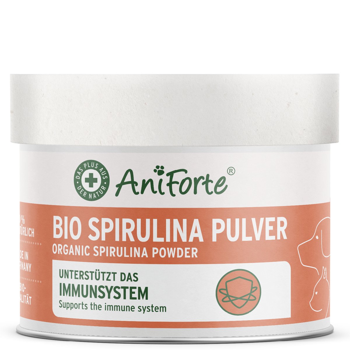 Organic Spirulina Platensis Algae Powder - 250g - AniForte UK