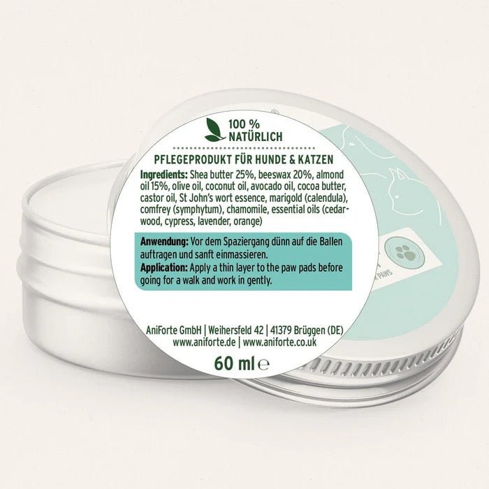 Paw Balm 60ml - Nourishing for Dogs & Cats - AniForte UK