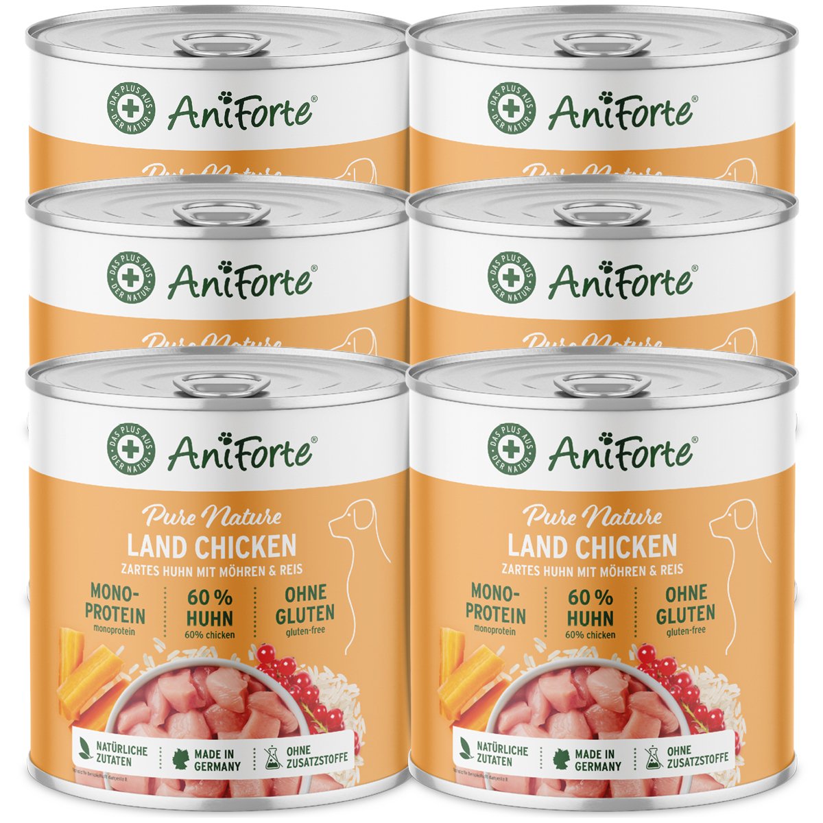 PureNature Country Chicken - Wet Food for Dogs - AniForte UK