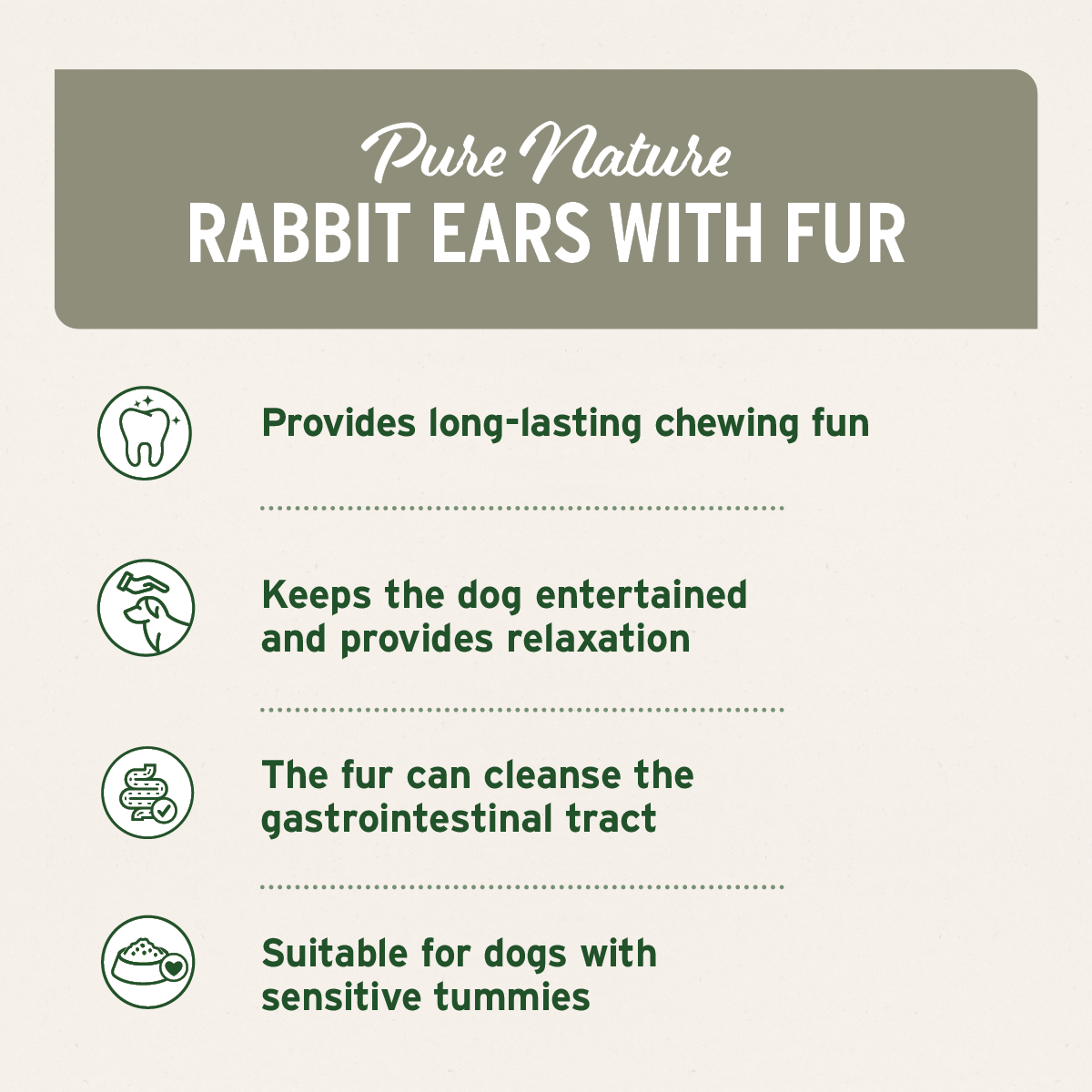 Rabbit Ears with Fur - AniForte UK