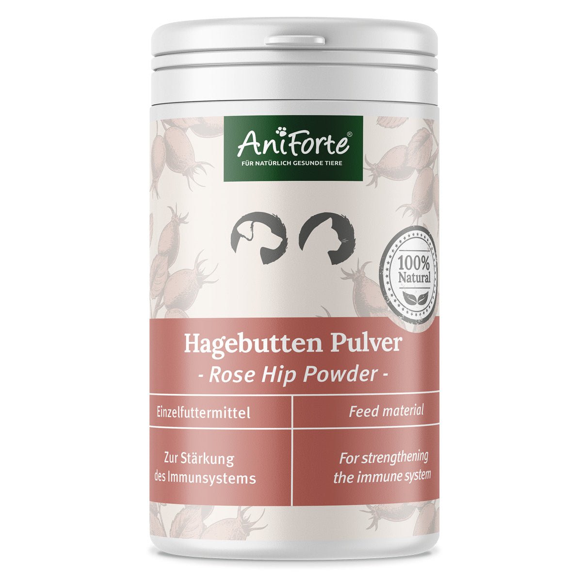 Rose Hip Powder for Dogs and Cats - AniForte UK