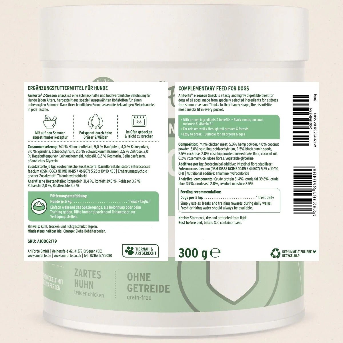 Summer Season Snacks 300g - AniForte UK