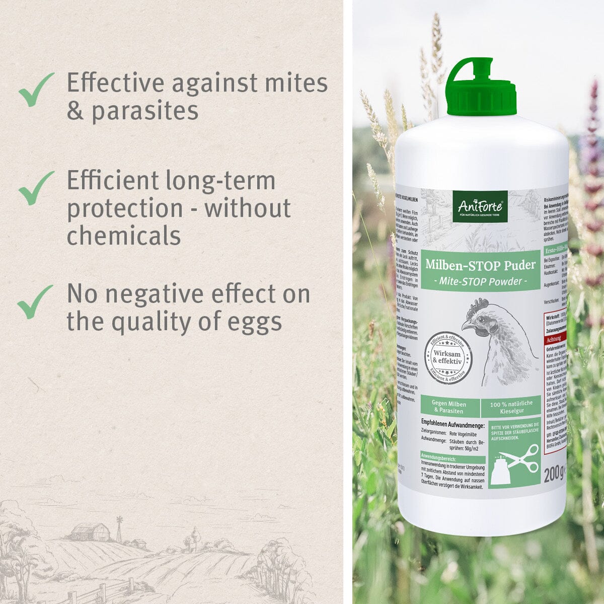 AniForte Mite-STOP Powder for Chickens
