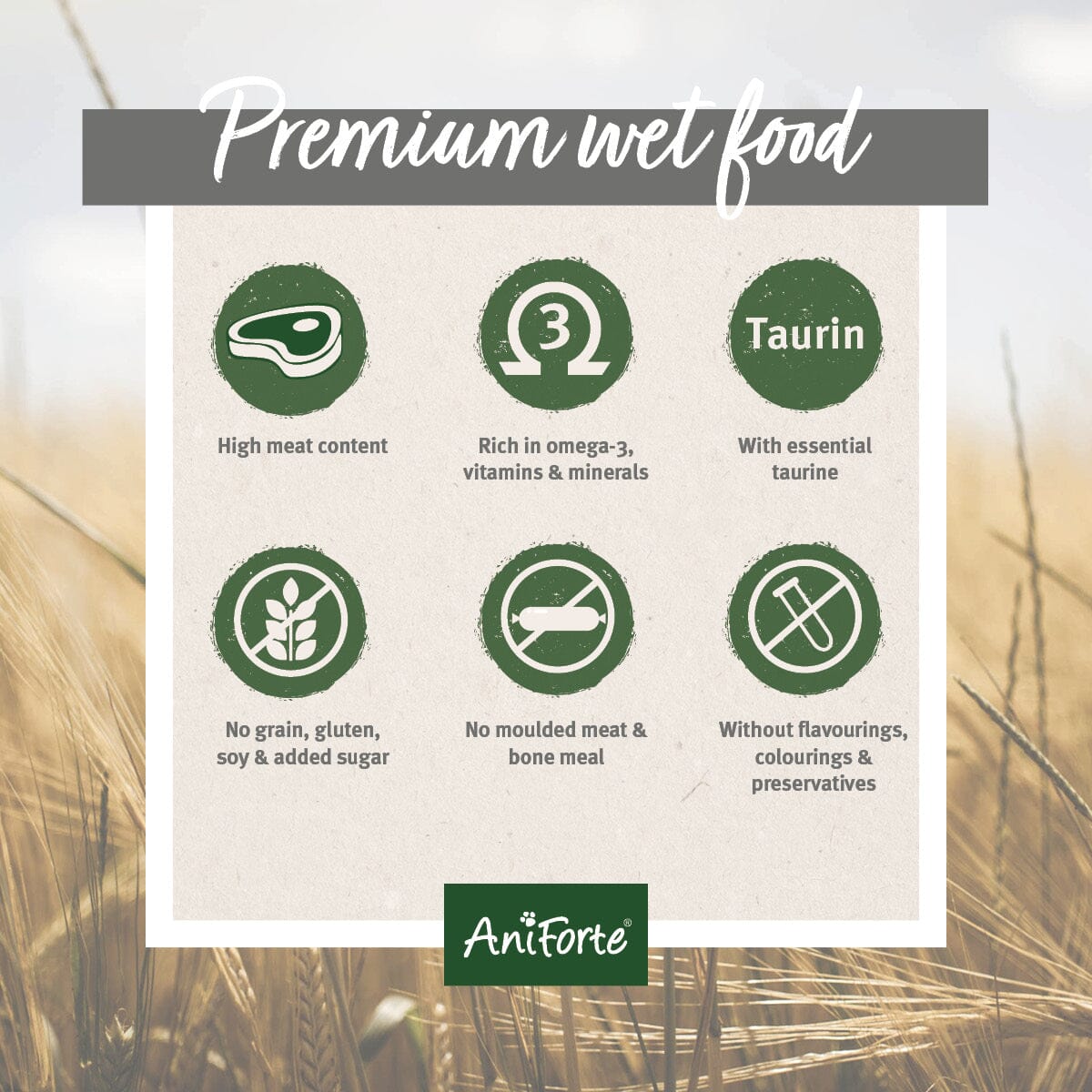 AniForte® PureNature Tender Chicken - Junior Menu for Puppies - 400g