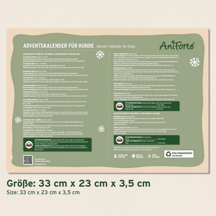 Advent Calendar for Dogs - AniForte UK