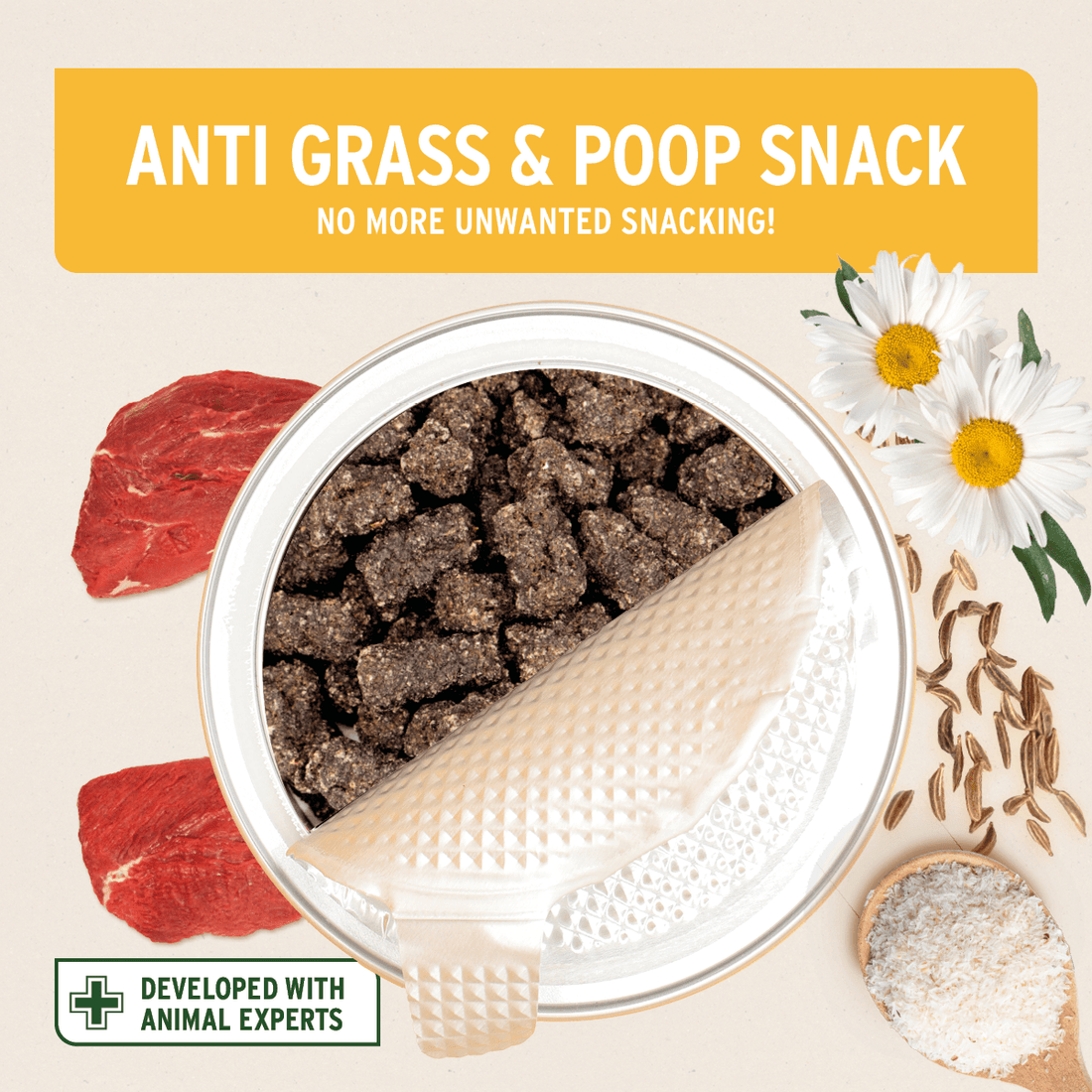 Anti Grass and Poop Snack