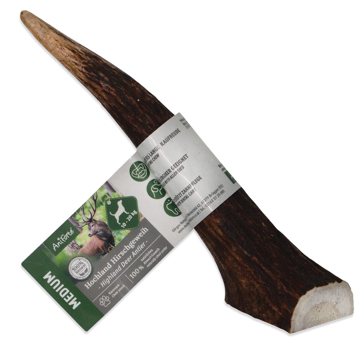 AniForte® Deer Antler - Natural Dental Chew for Dogs - AniForte UK