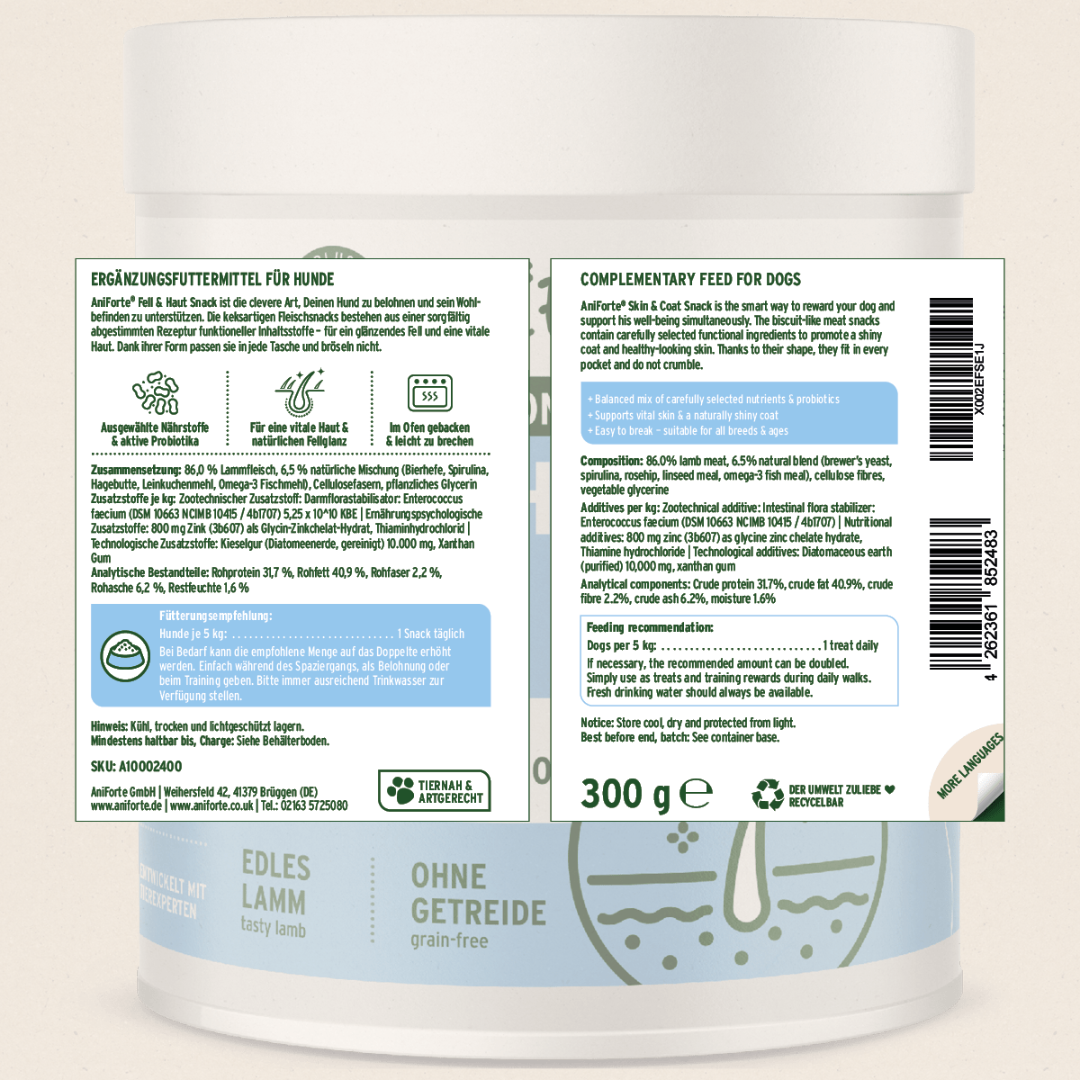 AniForte® Skin and Coat Snack - AniForte UK