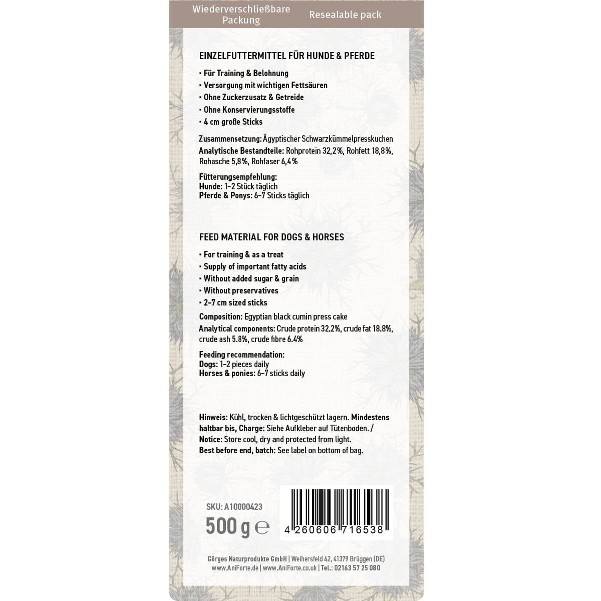 Black Cumin Sticks - AniForte UK