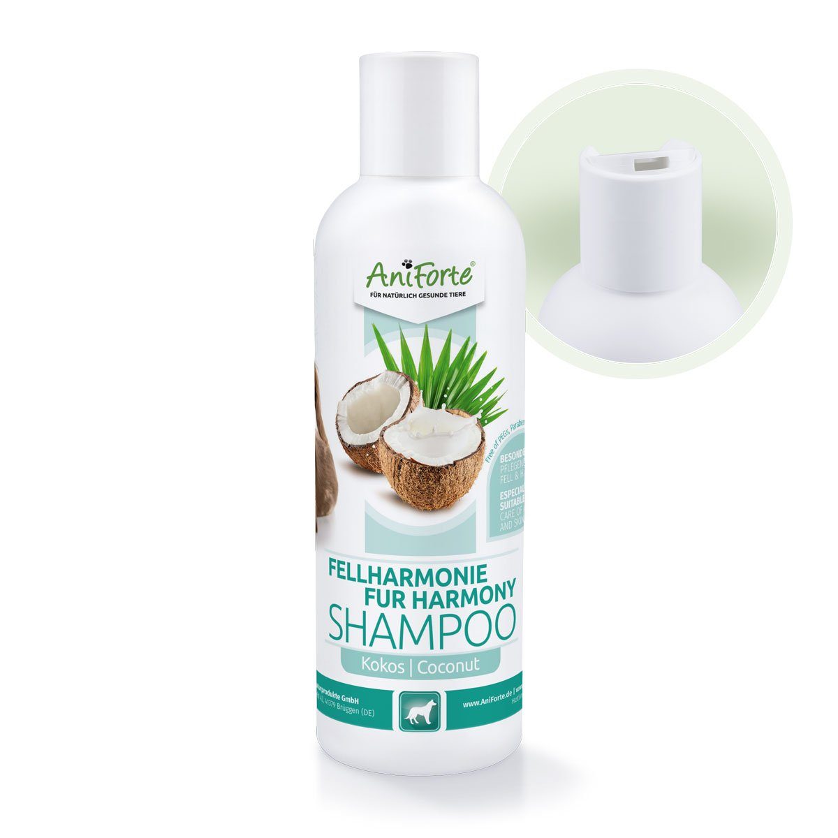 Fur Harmony Coconut Shampoo for Dogs - 200ml - AniForte UK