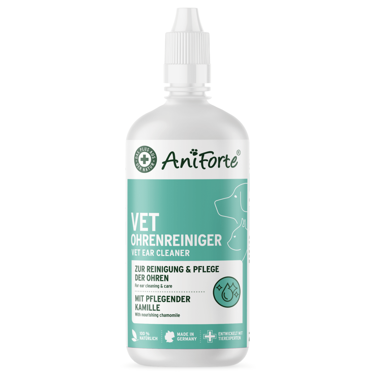 Natural Vet Ear Cleaner - Soothing Camomile - 250ml - AniForte UK