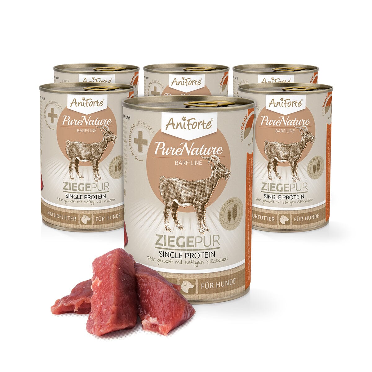 PureNature Pure Goat - Wet food for Dogs - AniForte UK