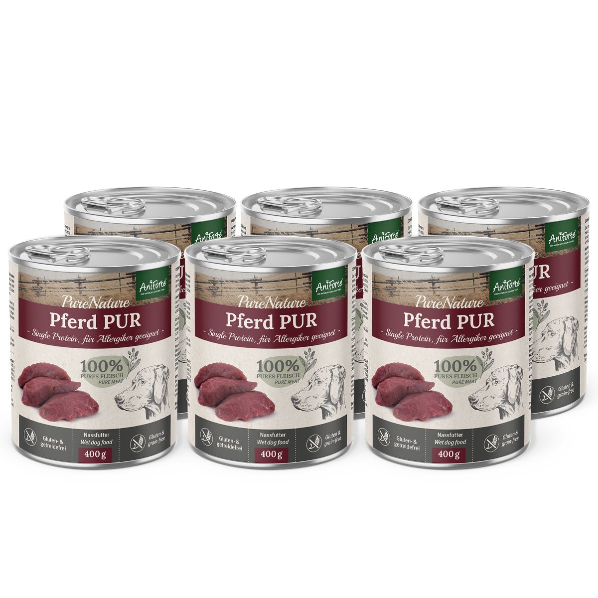 PureNature Pure Horse - Wet food for Dogs - AniForte UK