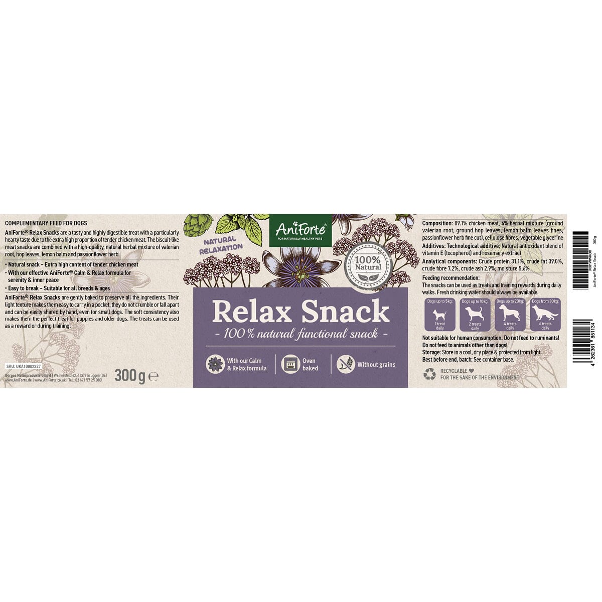 Relax Snack - AniForte UK