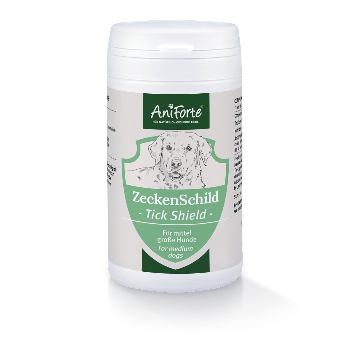 SALE Tick Shield for Medium-Sized Dogs - 60 Capsules - AniForte UK