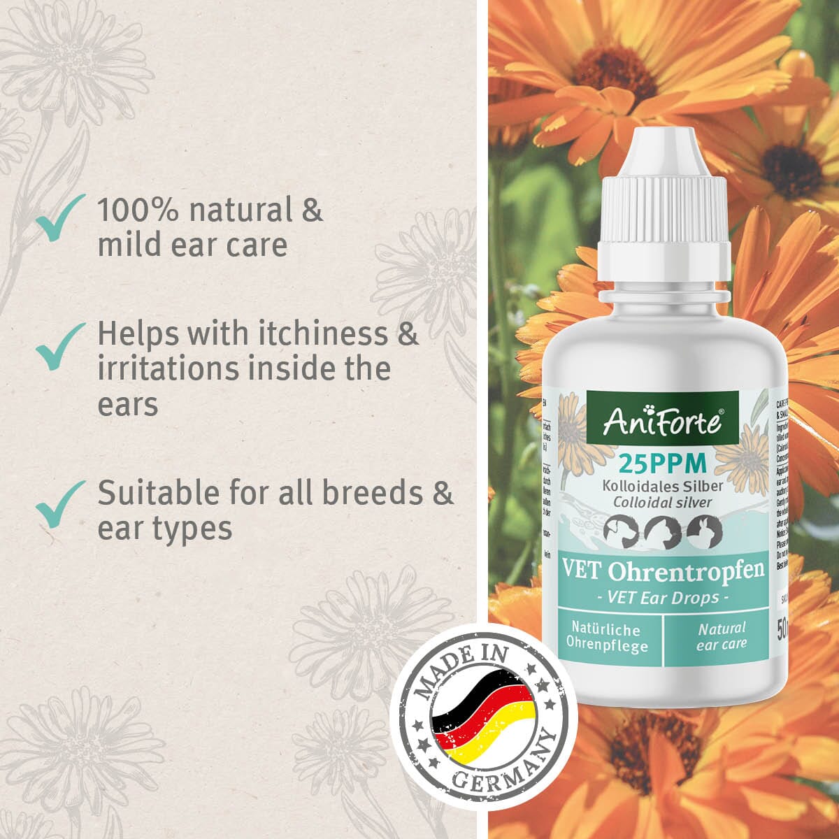 SALE - VET Ear Drops - AniForte UK