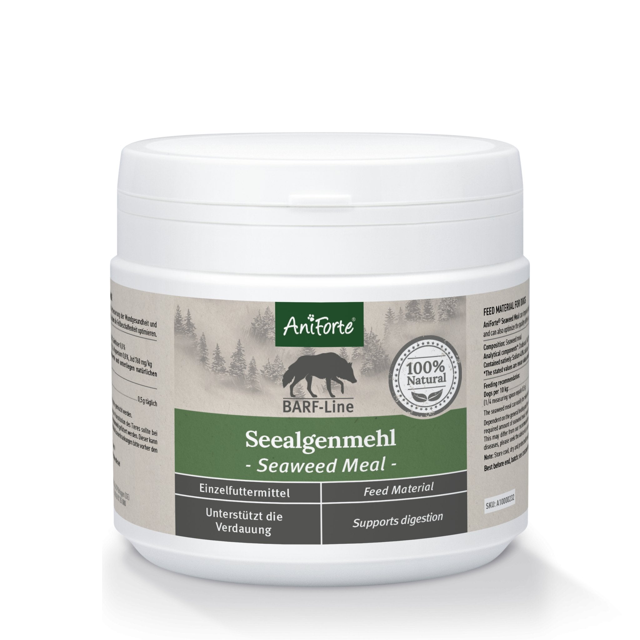 Seaweed Powder for Dogs - 250g - AniForte UK